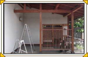 松本市の住宅/外壁塗装高圧洗浄工事後画像.1
