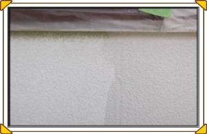 松本市の住宅/外壁塗装　養生をして一回目の塗装下塗り工事画像.2