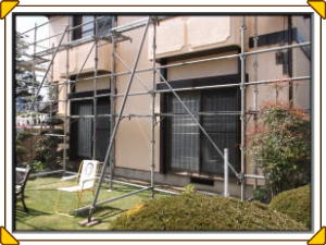 松本市の住宅/外壁塗装/３回目の塗装工事画像