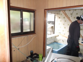 長野県 安曇野市の住宅/お風呂リフォーム 解体工事 画像