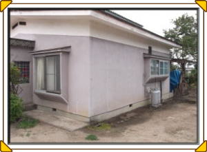安曇野市の住宅/外壁塗装　高圧洗浄が終わりました。画像