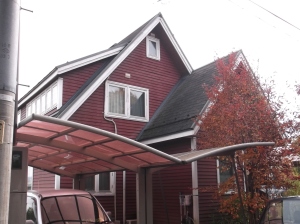 安曇野市の住宅/屋根葺き替えカバー工法（重ね張り）工事前画像