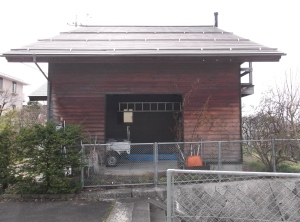 北安曇郡池田町の住宅/外壁木板塗装工事前画像.2