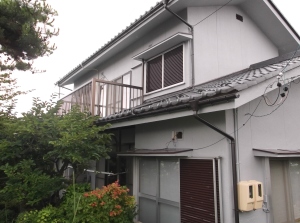 松本市の住宅外壁塗装　仮説足場を撤去工事 完成画像