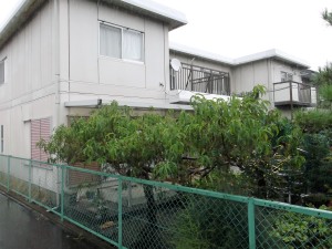 松本市の住宅/外壁塗装工事前画像