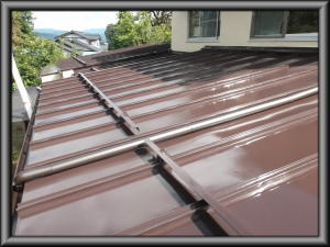 住宅/外壁塗装　トタン屋根塗装工事完成画像