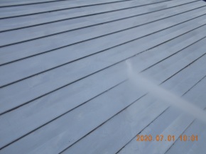 長野県安曇野市の住宅/屋根塗装　高圧洗浄工事 画像.1