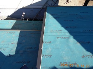 安曇野市の住宅/セメント瓦屋根　唐草取り付け工事画像