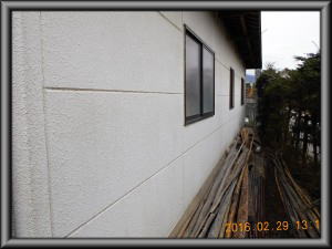 安曇野市の住宅/外壁塗装工事前.2画像