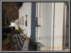 安曇野市の住宅/外壁塗装工事前