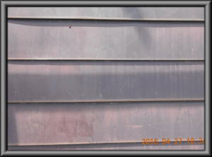 安曇野市の2Fトタン屋根塗装工事前画像.1