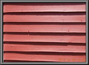 安曇野市の住宅/外壁木板塗装　上塗り2回目塗装工事画像.1