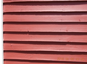 安曇野市の住宅/外壁木板塗装　上塗り塗装工事画像.1
