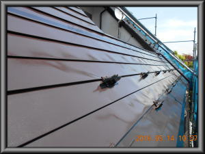 安曇野市の住宅/トタン屋根塗装　1回目の塗装工事画像.3