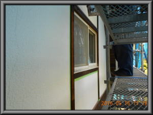 安曇野市の住宅/トタン屋根塗装　木板塗装前画像.1