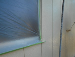 安曇野市の倉庫/外壁サイディング塗装　２回目の塗装工事画像.1