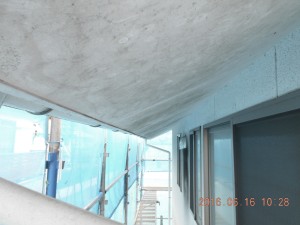 安曇野市の住宅/外壁塗装　軒天塗装工事前画像.1