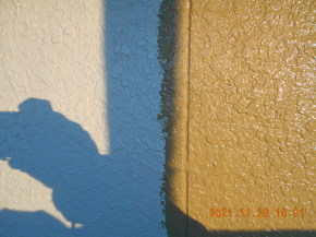 長野県安曇野市明科 外壁 上塗リ塗装工事 画像