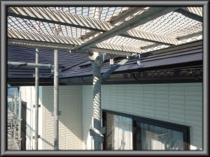 安曇野市の住宅/屋根塗装（艶消し塗料）雨樋塗装工事完成画像.1