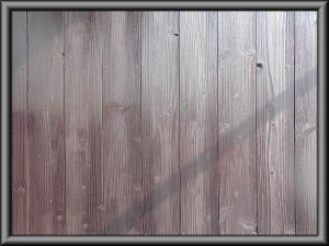 安曇野市の住宅/外壁木板塗装3回目の塗装工事画像.1