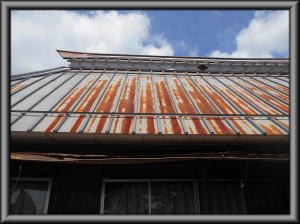東筑摩群麻績村の住宅/トタン屋根塗装工事前画像