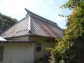 東筑摩郡麻績村の住宅/屋根塗装工事前画像