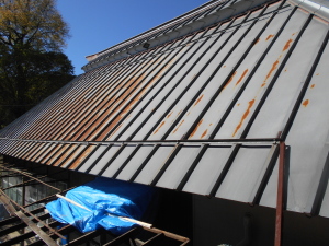 北安曇郡麻績村の住宅/トタン屋根塗装前画像.1