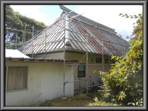 北安曇郡麻績村の住宅/屋根塗装 仮設足場設置工事画像.1
