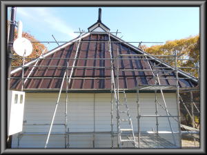 北安曇郡麻績村の住宅/トタン屋根塗装完成画像.2
