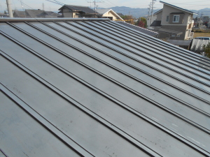 安曇野市の住宅/屋根塗装　高圧洗浄工事完了画像.1