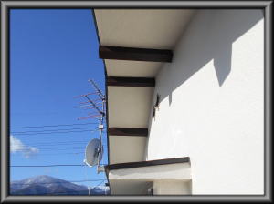 安曇野市の住宅/外壁塗装 木部/軒天塗装工事画像.1