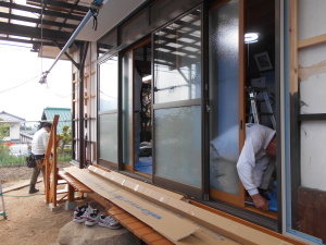 安曇野市の住宅/内窓 ランマ取り付け工事画像