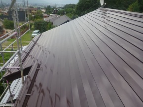 長野県安曇野市の住宅/屋根塗装　雨樋塗装 完成画像.1