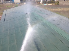 長野県安曇野市の住宅/屋根塗装 高圧洗浄工事 画像